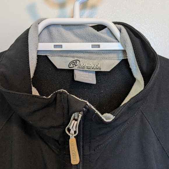 Cloudveil Black Windbreaker GUC - Picture 3 of 5